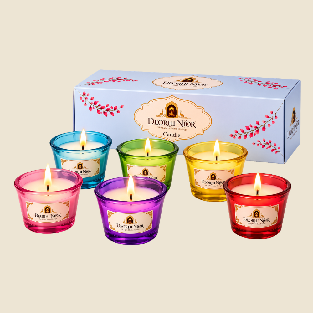 Deorhi Noor Butter Pot Candles – Set of 6 - Image 4