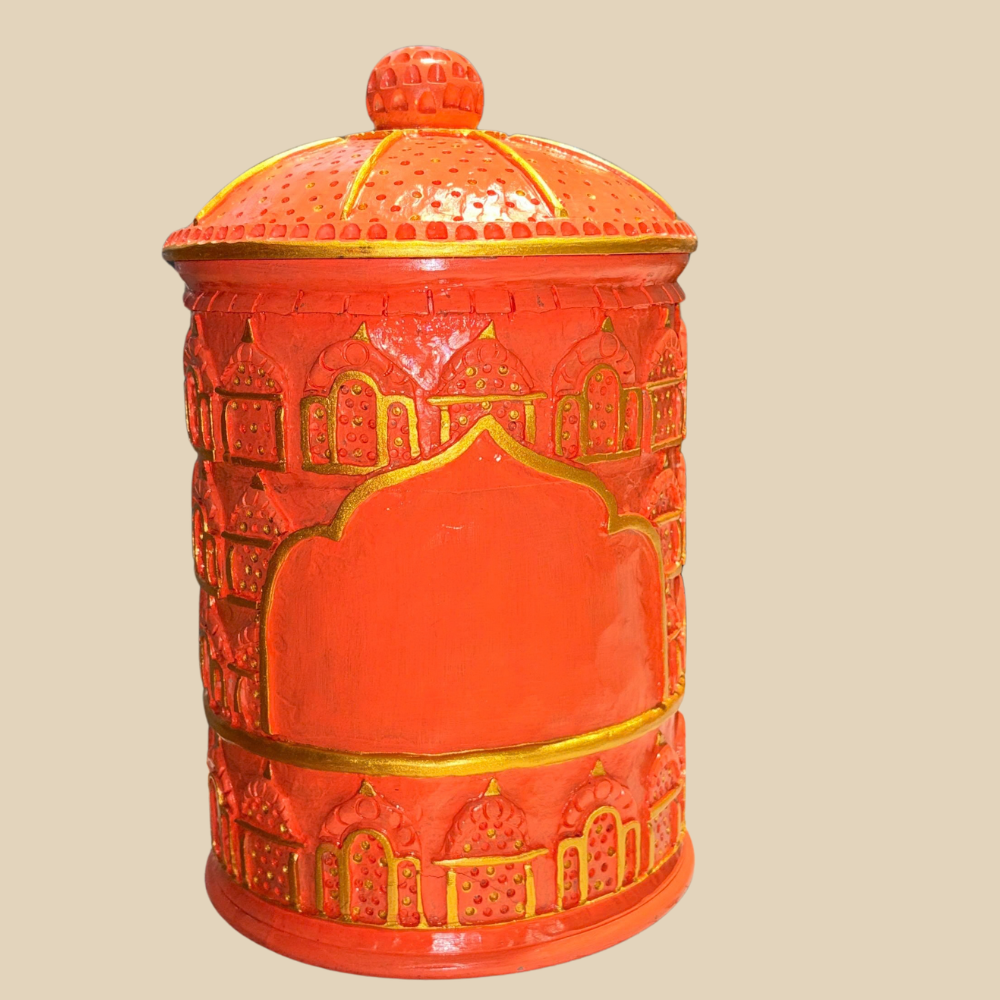 Kesar Mahal — The Saffron Palace, handcrafted Limited Heritage Edition showpiece by Deorhi Noor