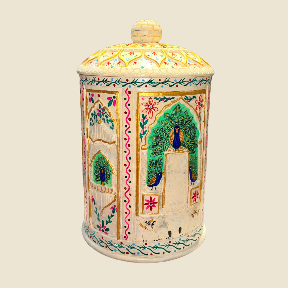 Mayur Mahal — The Peacock Palace, handcrafted Limited Heritage Edition showpiece by Deorhi Noor